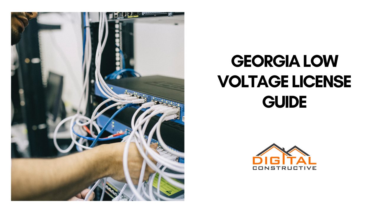 how to get the georgia low voltage electrical license