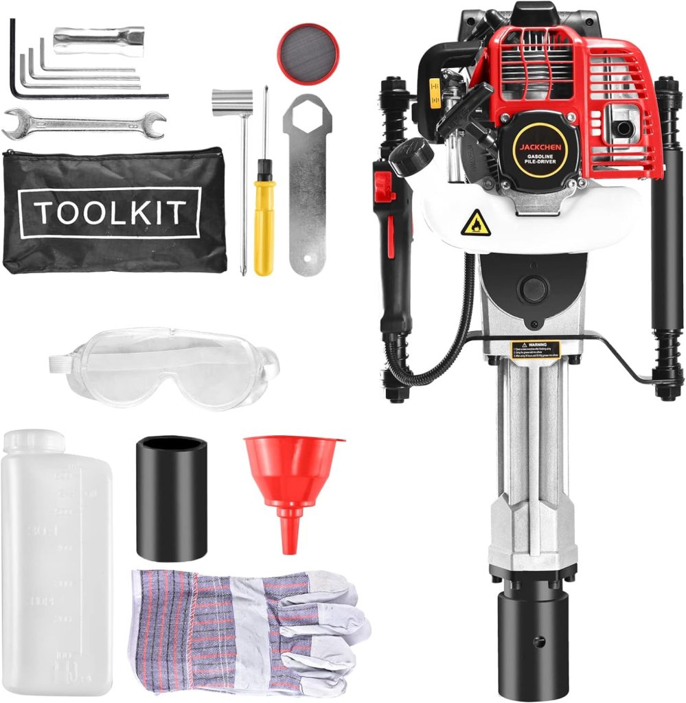 best gas-powered post driver machines