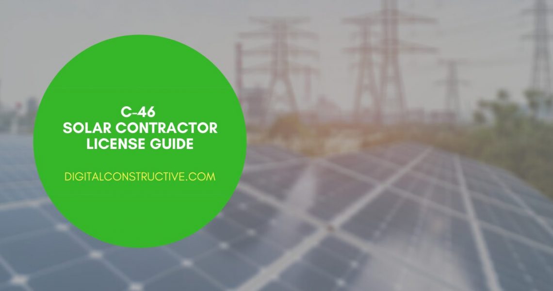 how to pass your C-46 solar contractor license exam