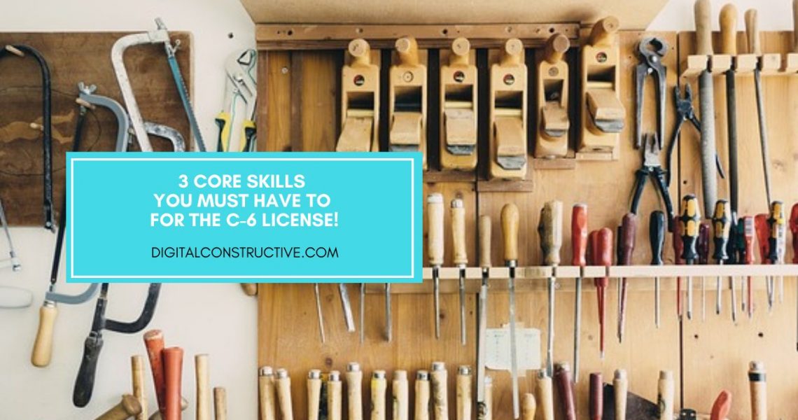 how to get your C-6 finish carpentry contractor license
